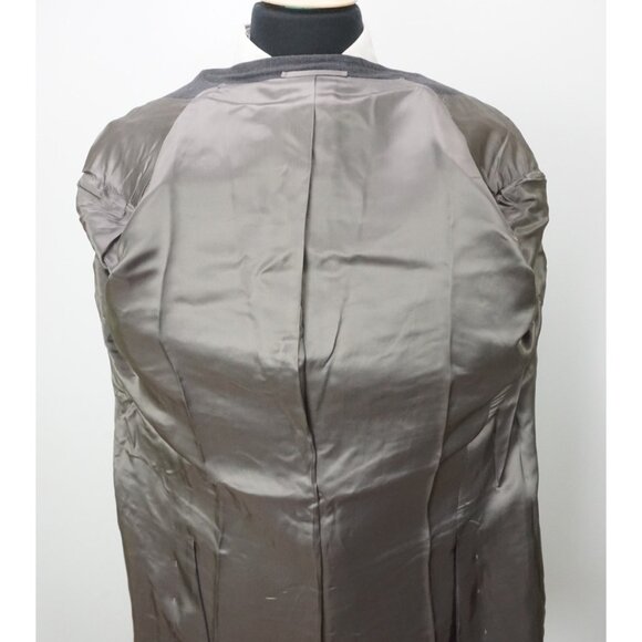 Abla Napoli x Attolini S180s Wool Gray 2 Pc Suit Jacket Pants Sz 44 BRAND NEW - Picture 7 of 11